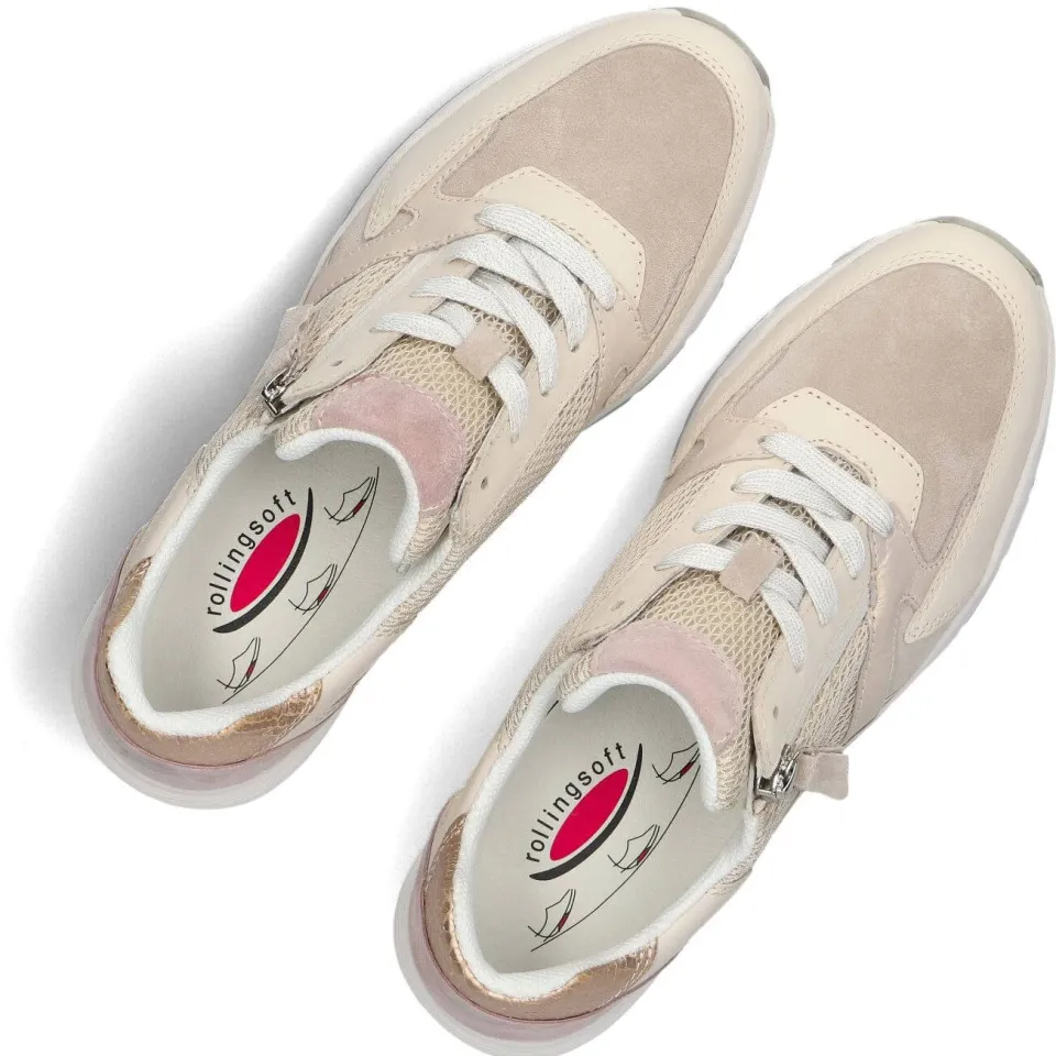 Gabor 878 Rollingsoft sneakers beige, foto 6