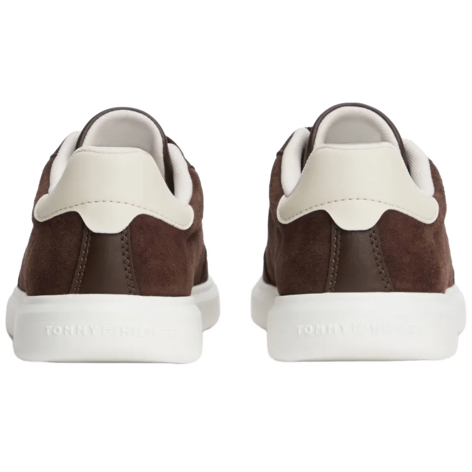 Tommy Hilfiger suède sneakers met logo - bruin, foto 2