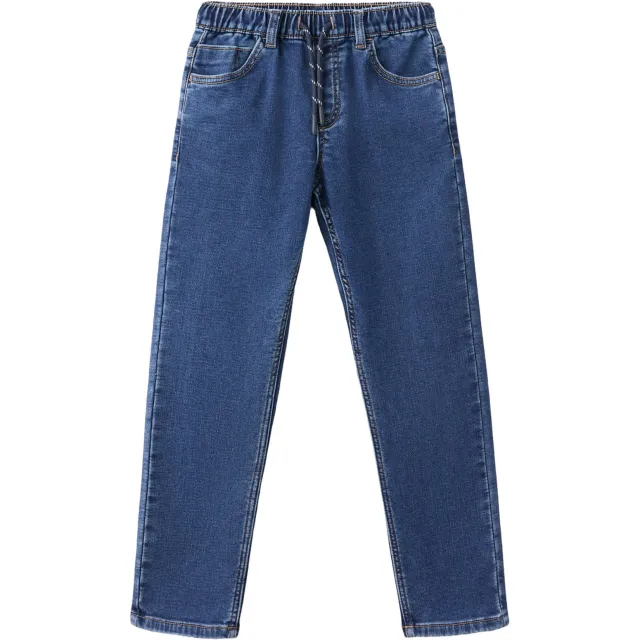 Mango Kids regular fit jeans - donkerblauw Dark blue denim