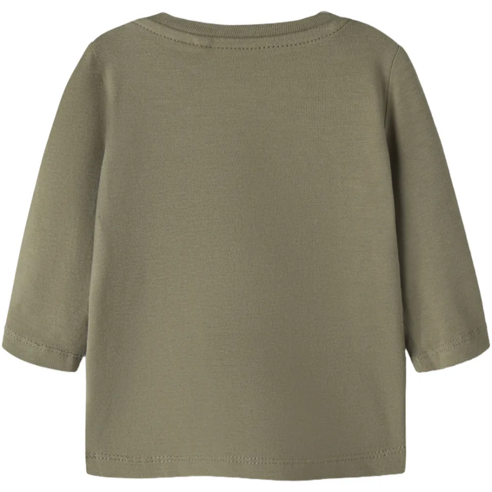 NAME IT BABY longsleeve met print groen, foto 2