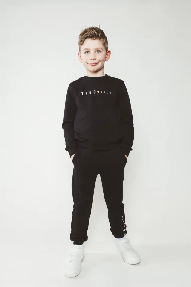 TYGO & vito regular joggingbroek zwart
