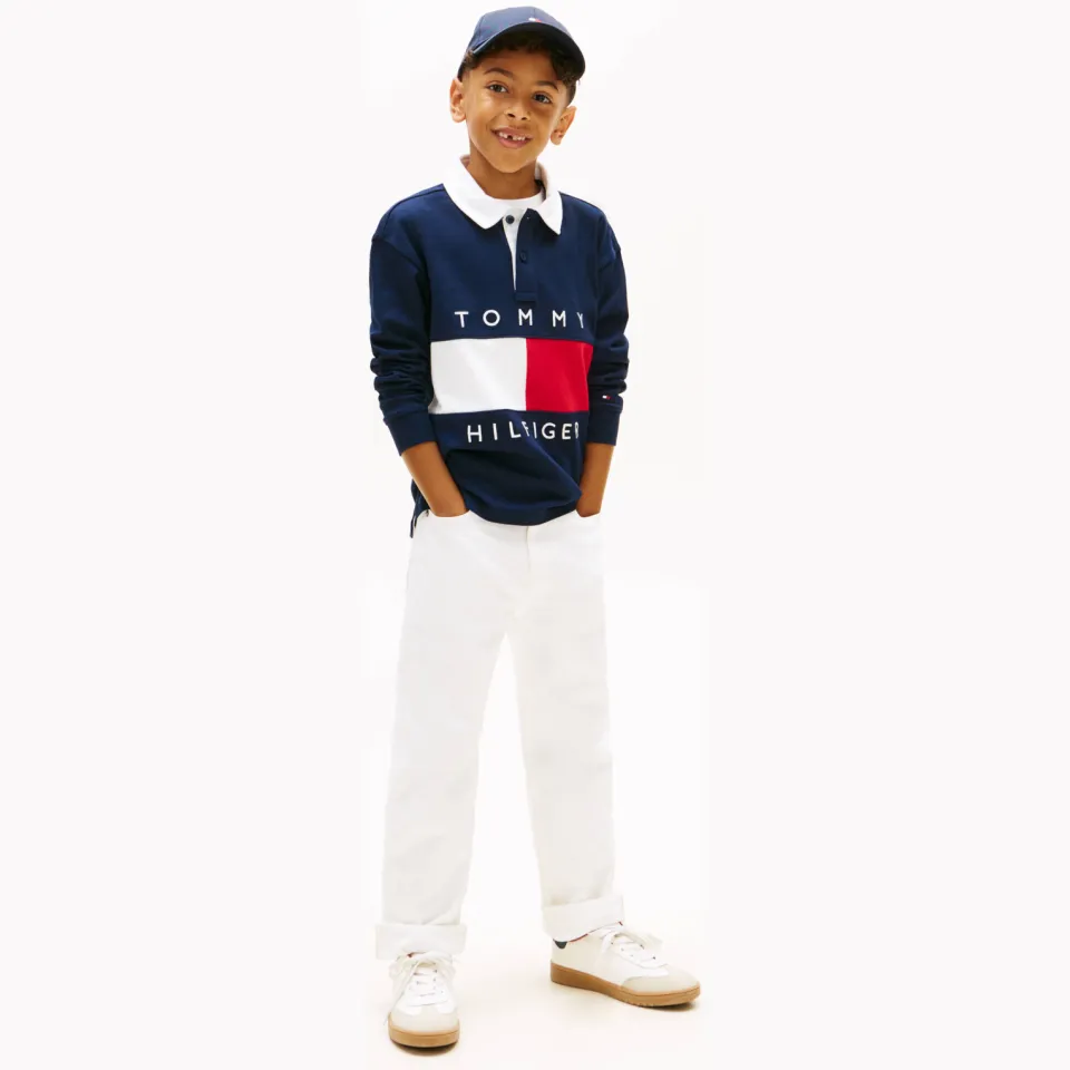 Tommy Hilfiger polo donkerblauw