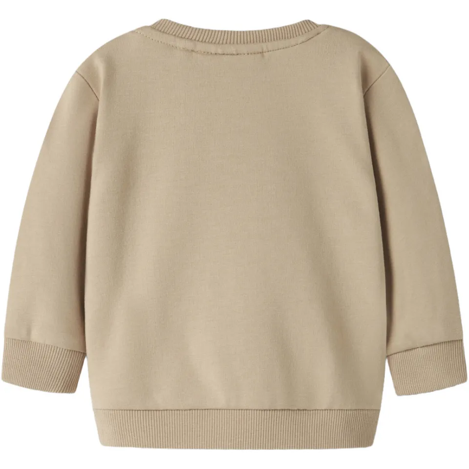 NAME IT BABY rechtvallende sweater met print - beige Printopdruk, foto 2