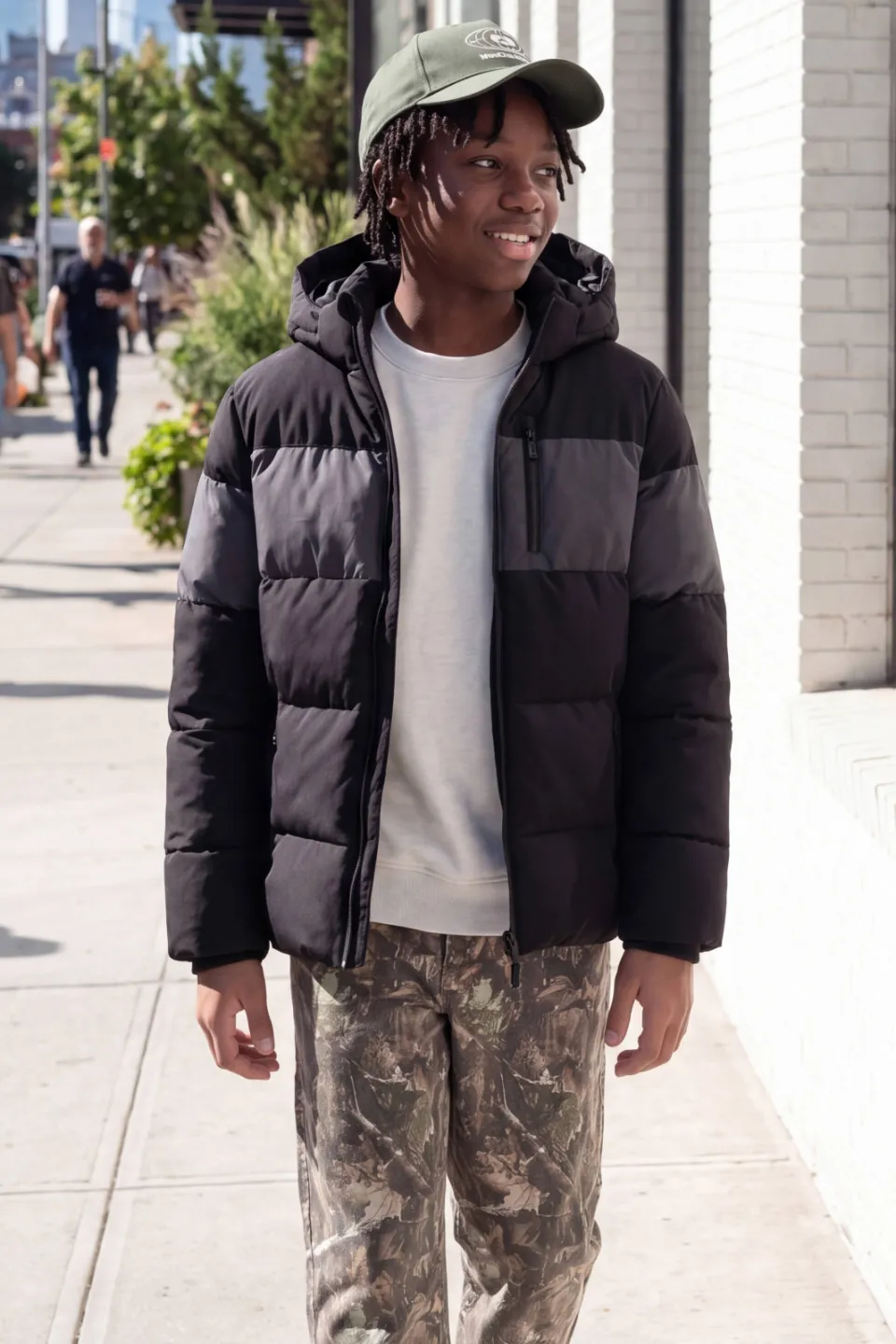 Jack & Jones JJEBECKS Reflective gewatteerde winterjas zwart, foto 3
