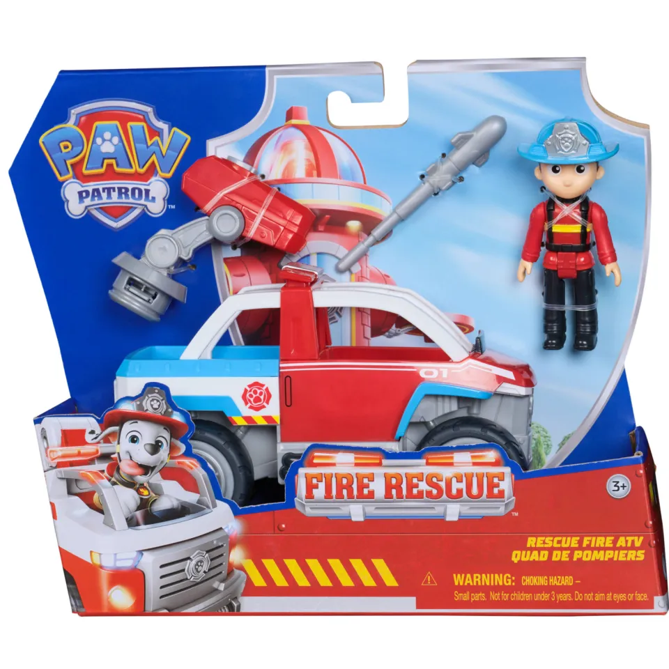 PAW Patrol Fire Rescue Vehicle Ryder speelvoertuig rood, foto 6