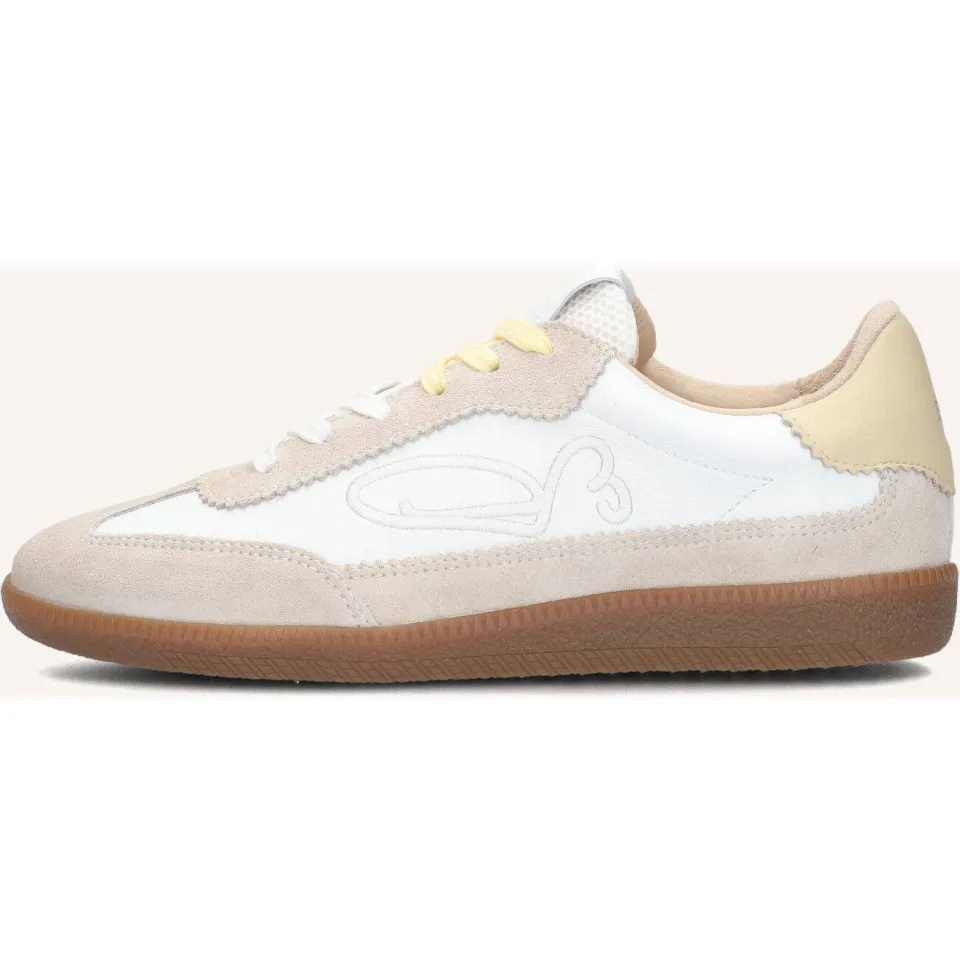 Fred de la Bretoniere Sneakers Pearl Sign Wit, foto 5