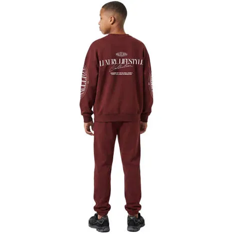 Malelions sweater met backprint - donkerrood, foto 3