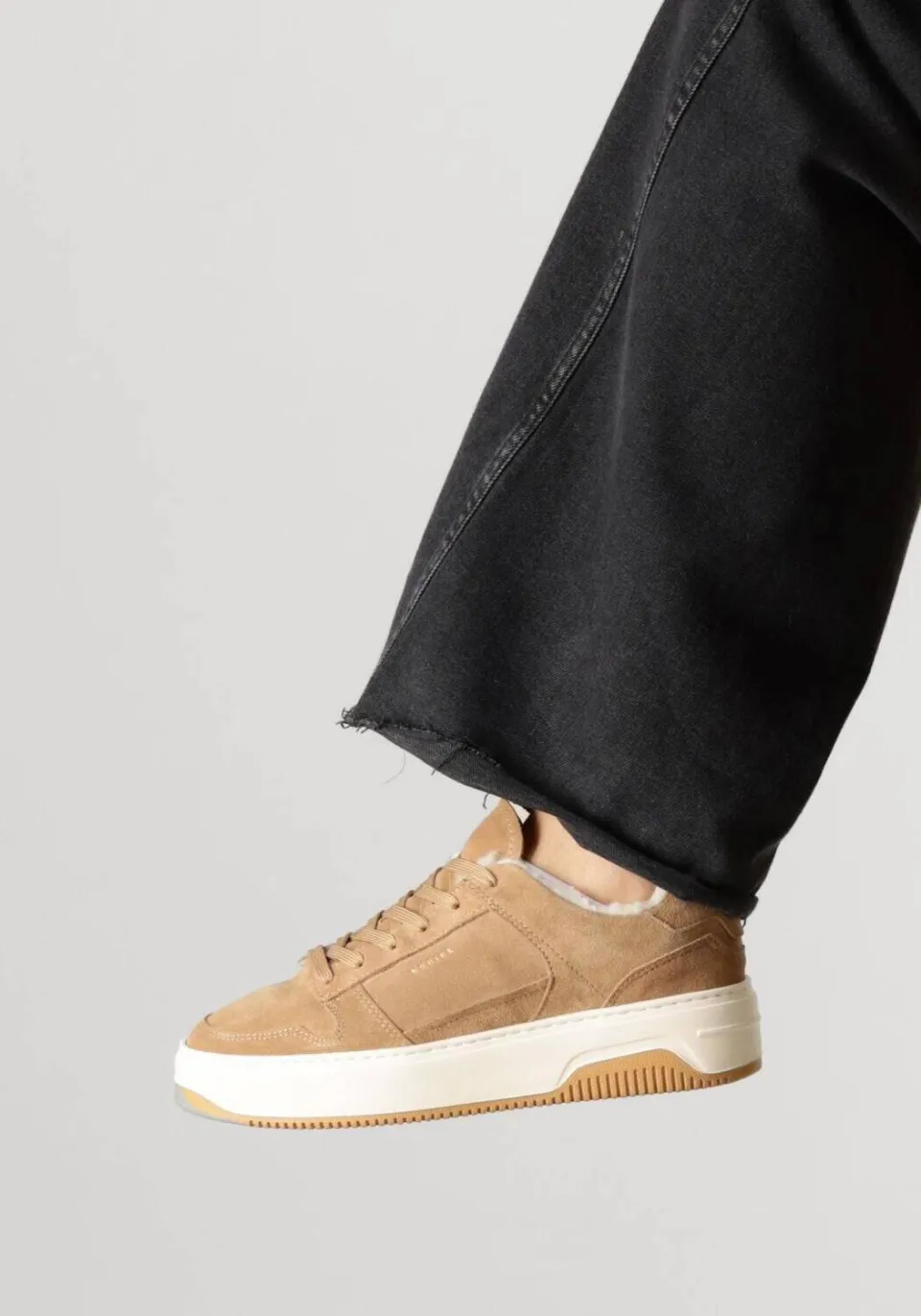 Nubikk Sneakers Basket Teddy Cognac, foto 2
