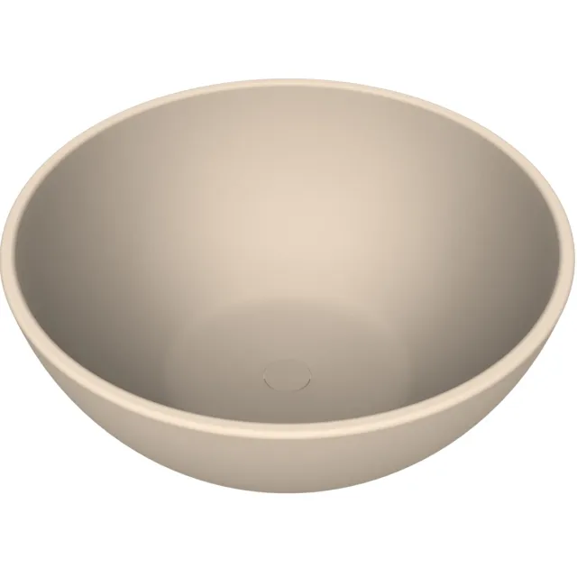 Arcqua Waskom Arcqua Prince Opbouw 38x14 cm Rond Mat Zand