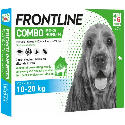 Frontline Combo Spot On hond-20 kg 6 pipetten