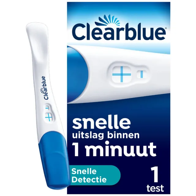Clearblue zwangerschapstest snelle detectie