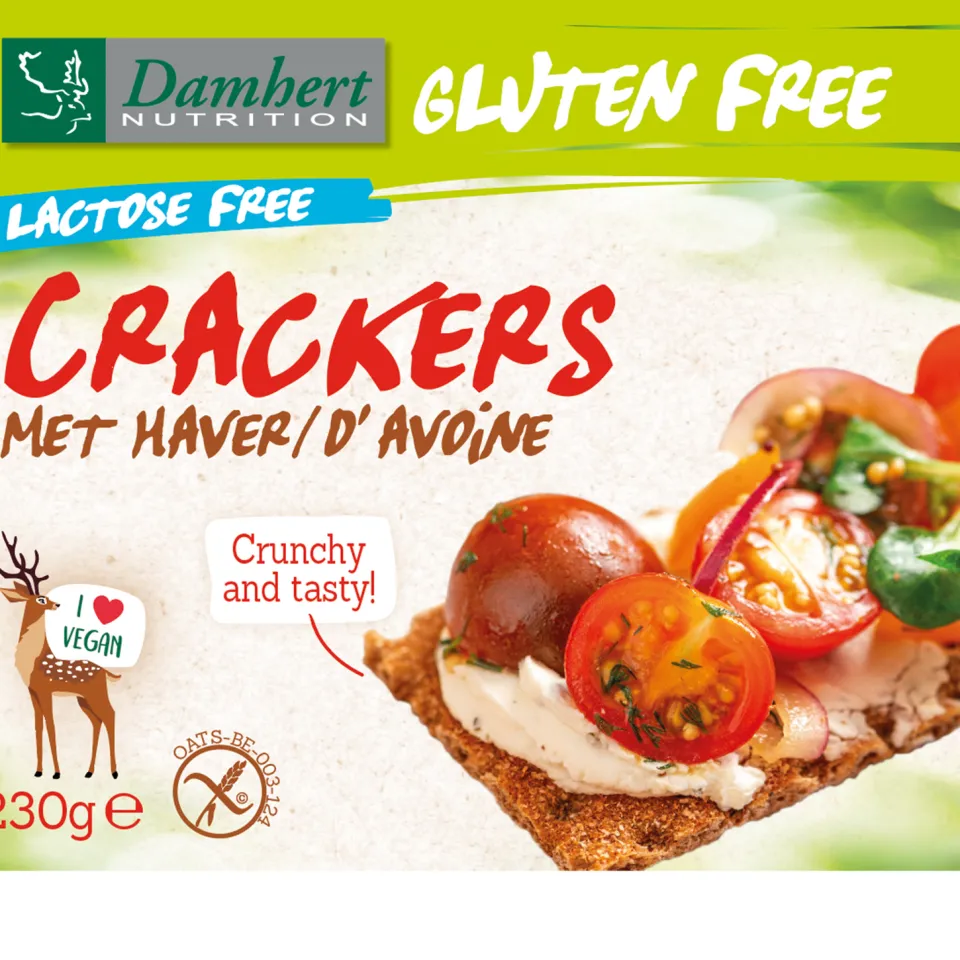 Damhert haver crackers glutenvrij lactosevrij, foto 3
