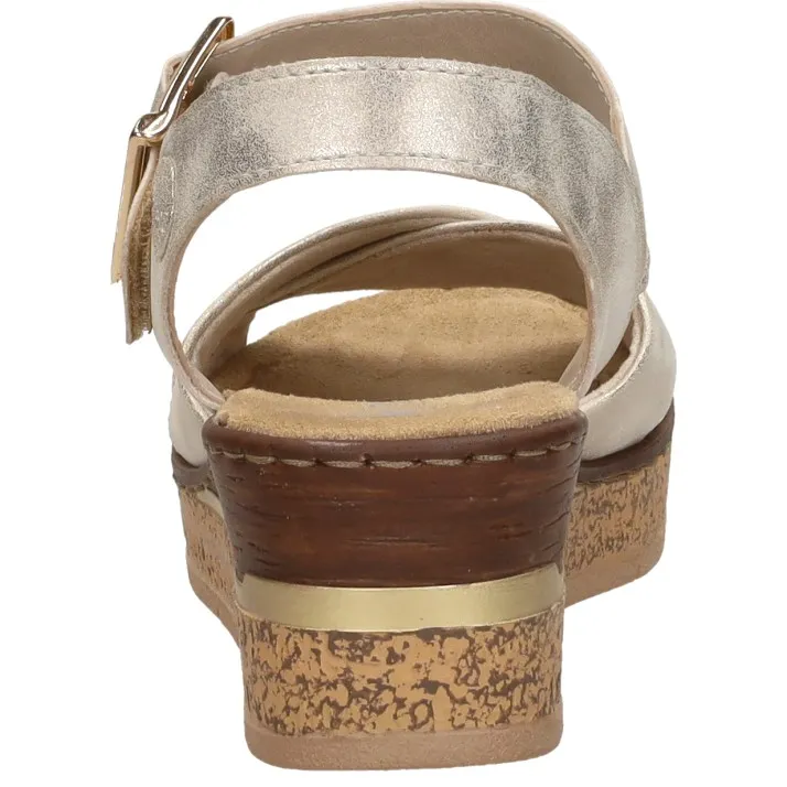 Rieker sandalen goud, foto 4