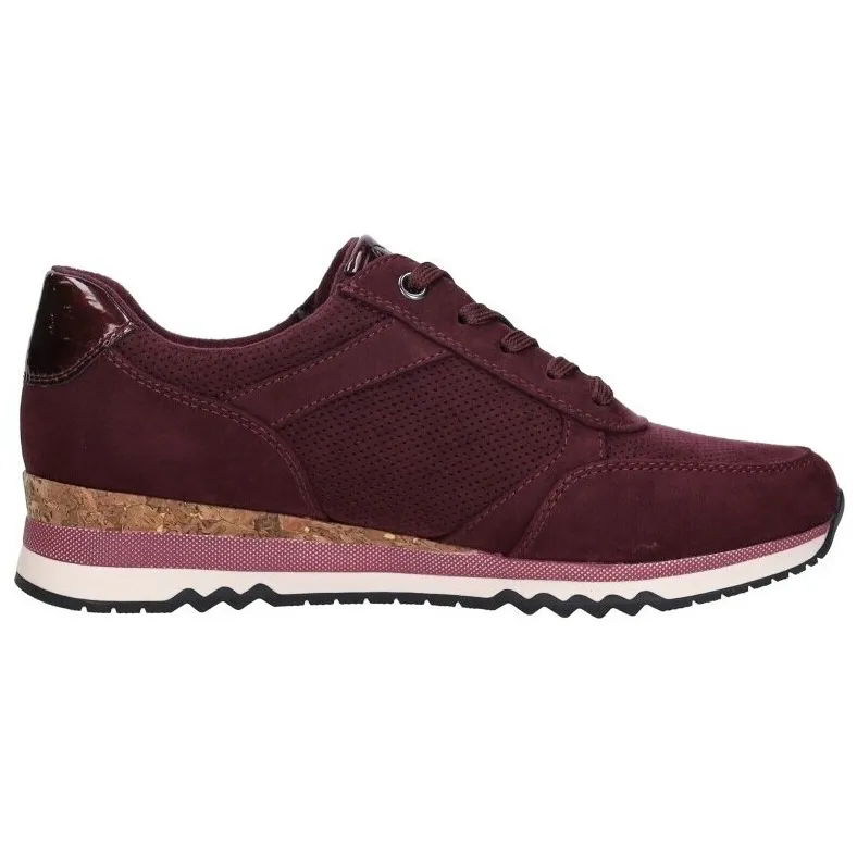 Marco Tozzi lage sneaker bordeaux