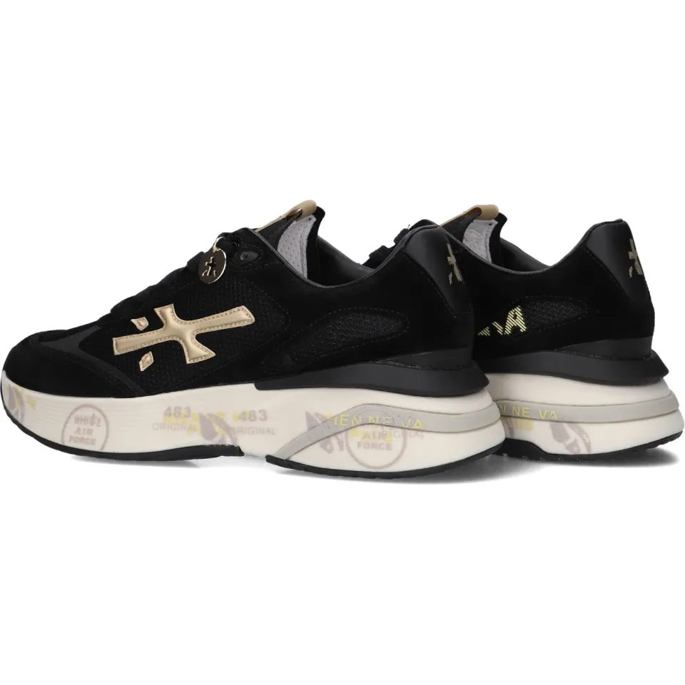 Premiata Moerun-d lage sneaker zwart, foto 3