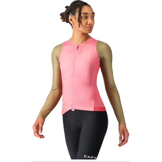Castelli Corretto fietsshirt lange mouw roze, foto 2
