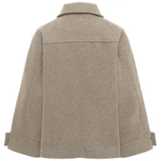 Only wintermantel taupe, foto 3