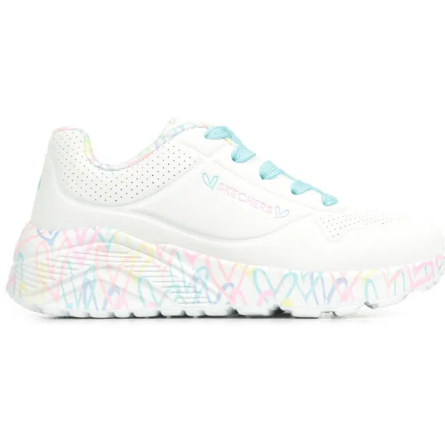 Skechers Uno Lite Lovely Luv sneakers wit