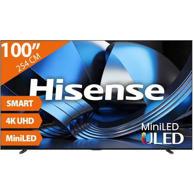Hisense 100U79SE tv zwart, foto 2