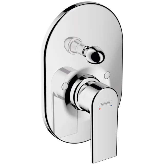 Hansgrohe Badmengkraan Inbouw HansGrohe Vernis Shape Eengreeps Rond Chroom