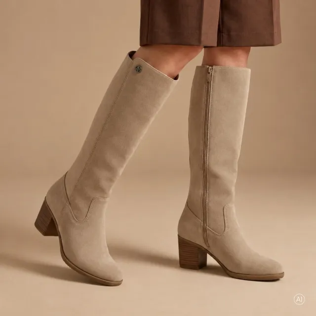 Rieker hoge laarzen beige, foto 5