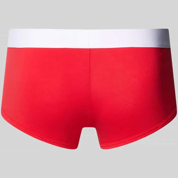 WOH Boxershort met elastische band met label rood, foto 3