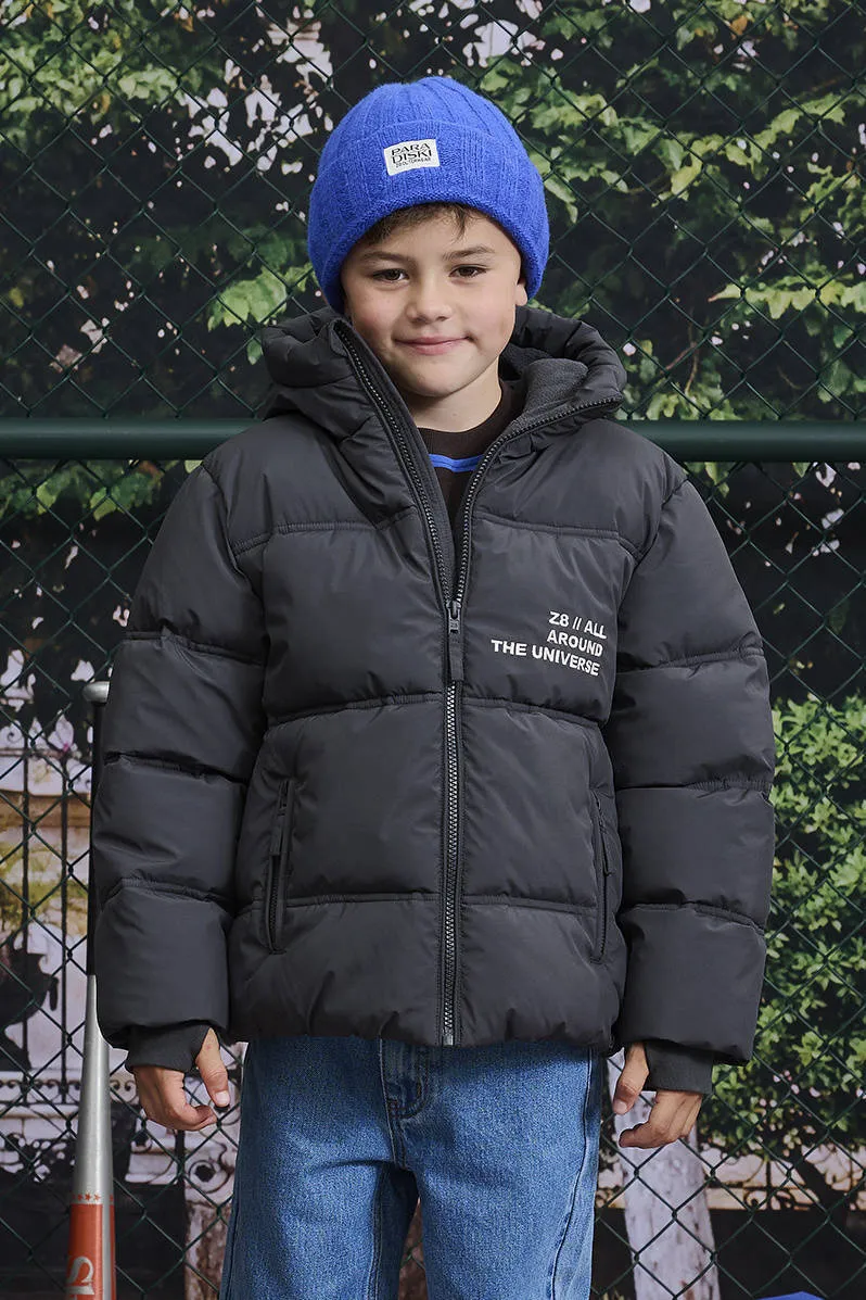 Z8 Camillo winterjas zwart