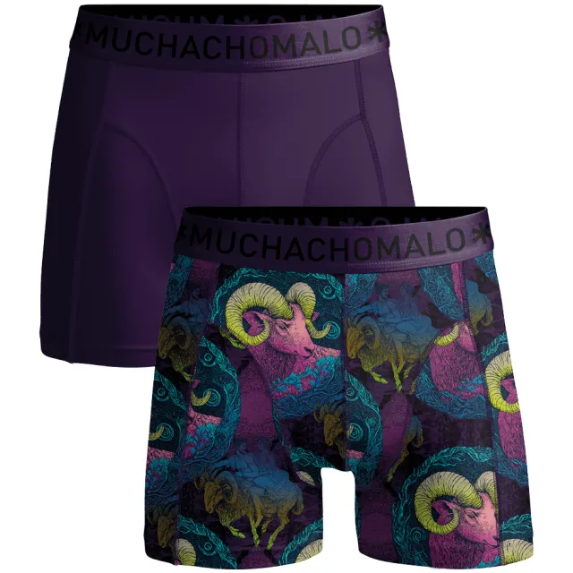 Muchachomalo Heren 2-pack Boxershorts Veelkleurig