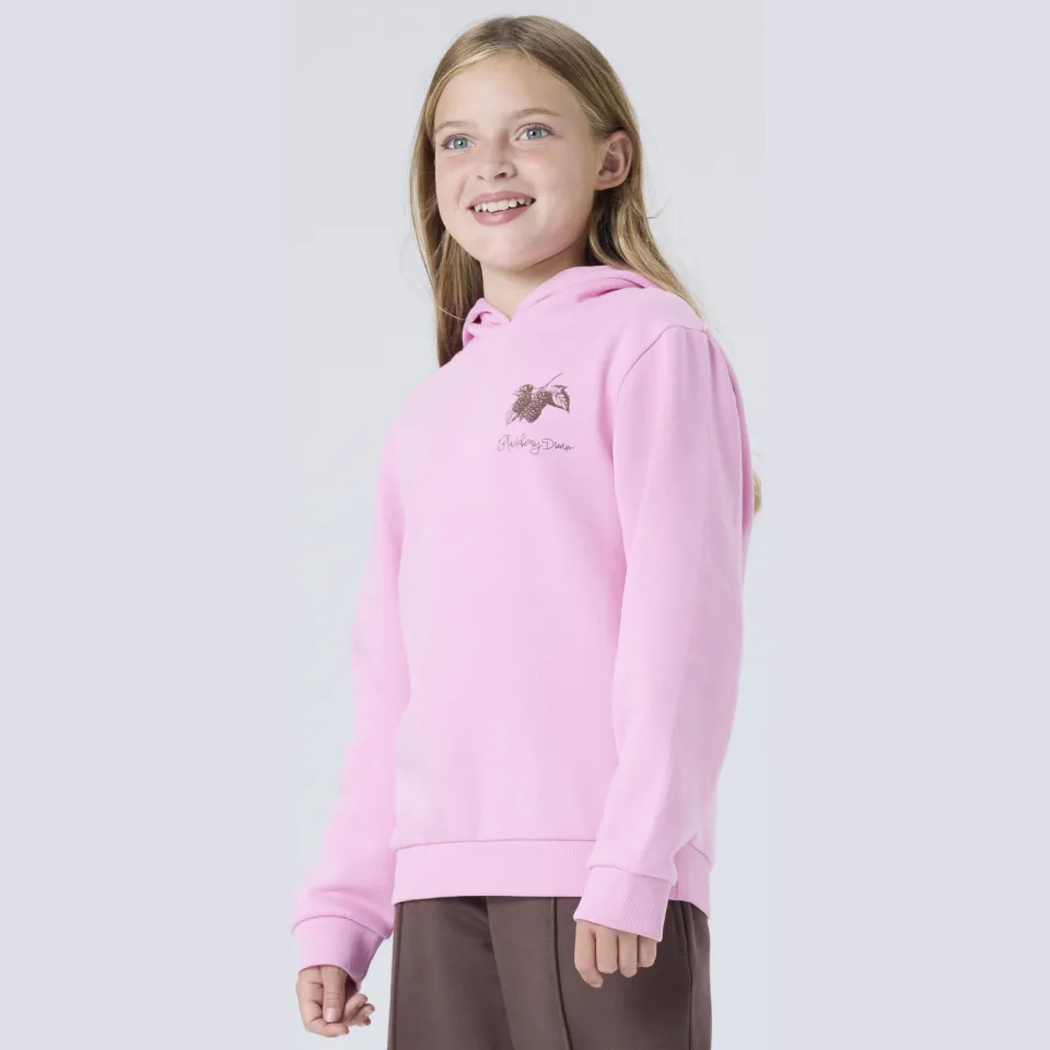 NAME IT KIDS regular fit hoodie met backprint - roze, foto 3