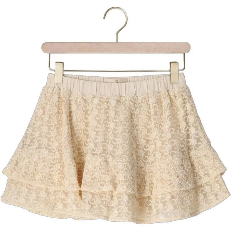 Ton & Ton Tessi kanten rok creme