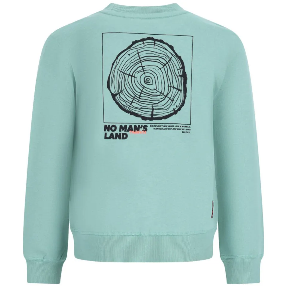 TYGO & vito sweater met backprint - blauw, foto 4