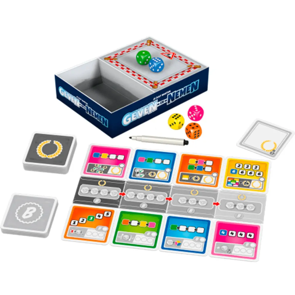 999 Games Geven en Nemen dobbelspel