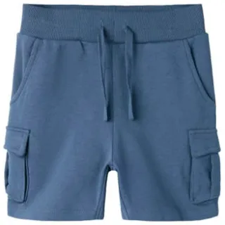 NAME IT regular sweatshort indigo blauw, foto 2