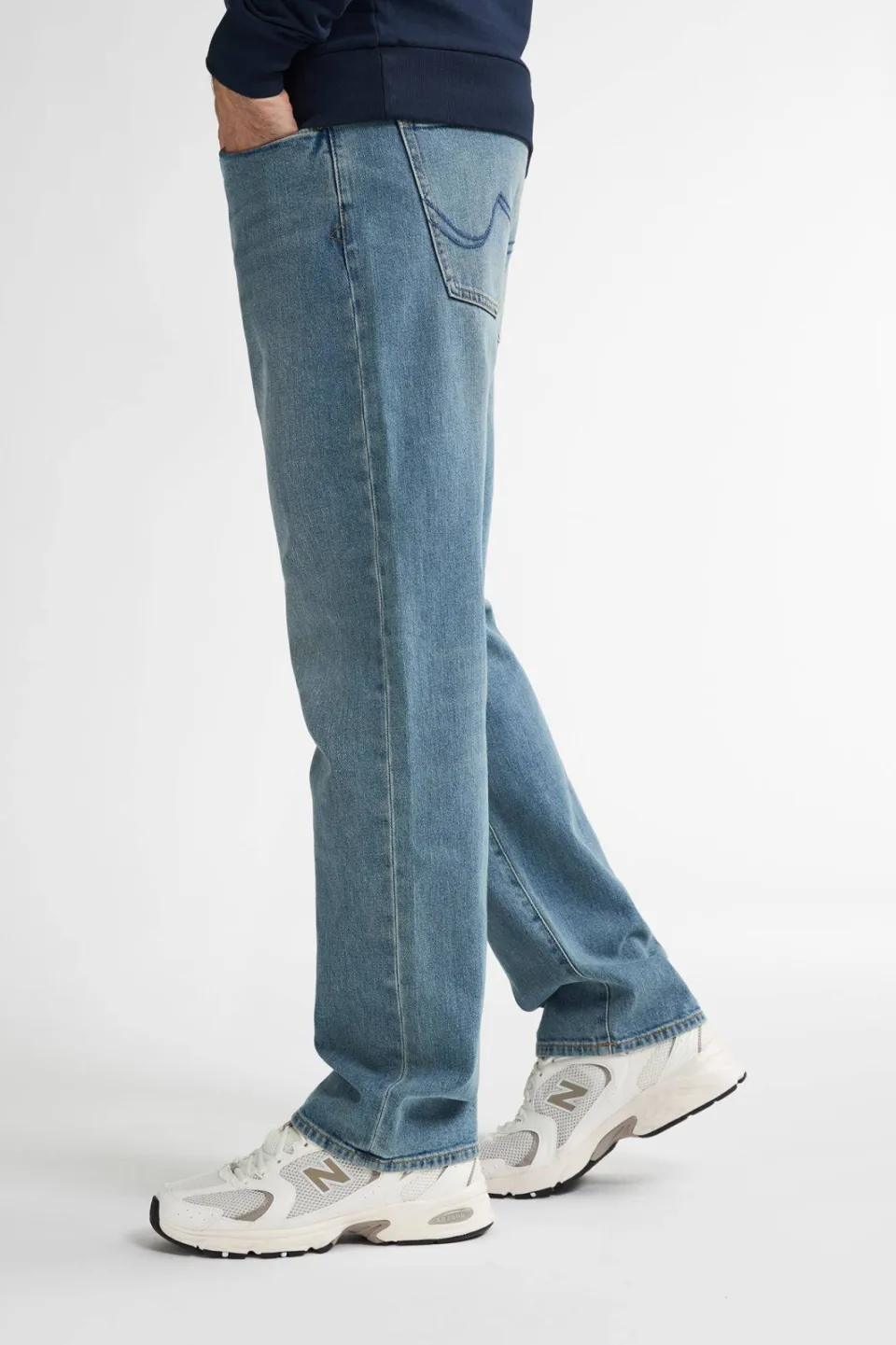 Petrol Industries LEWIS loose fit jeans bleached gebleekt, foto 5