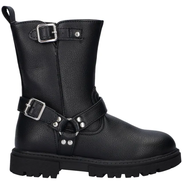 Nelson Kids bikerboots zwart