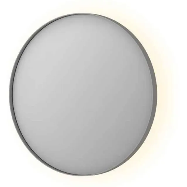 Ink Spiegel INK SP17 Rond Colour Changing LED Rondom 60 x 4 x 60 cm Dimbaar In Aluminium Kader Geborsteld RVS