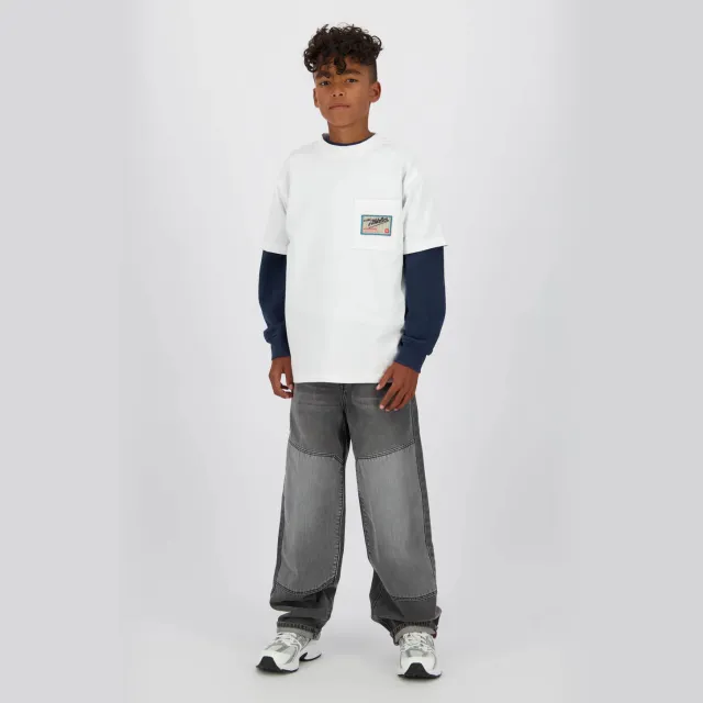 Vingino Hoscot t-shirt met backprint wit