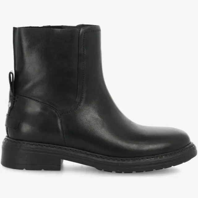 Shabbies Amsterdam DUCK ANKLE Boot leather Black