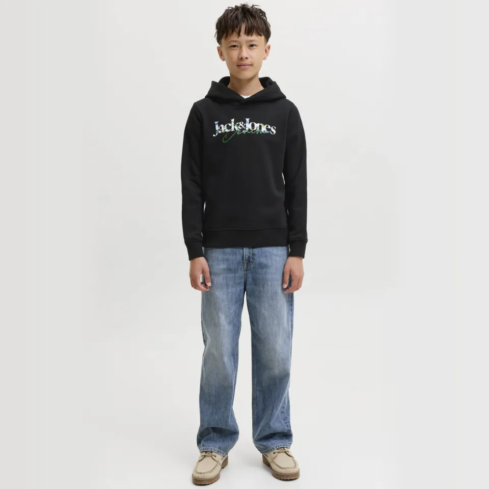 Jack & Jones JUNIOR hoodie met print - zwart, foto 3