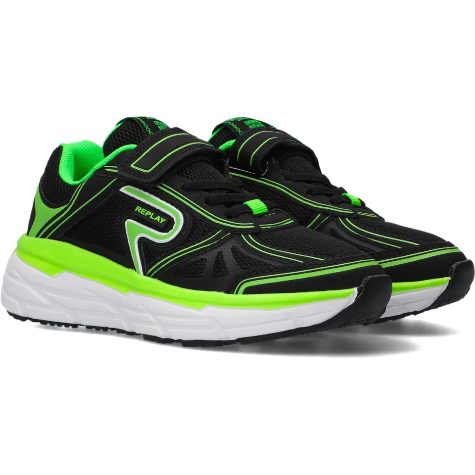 Replay Christal Jr 11 sneakers zwart, foto 4