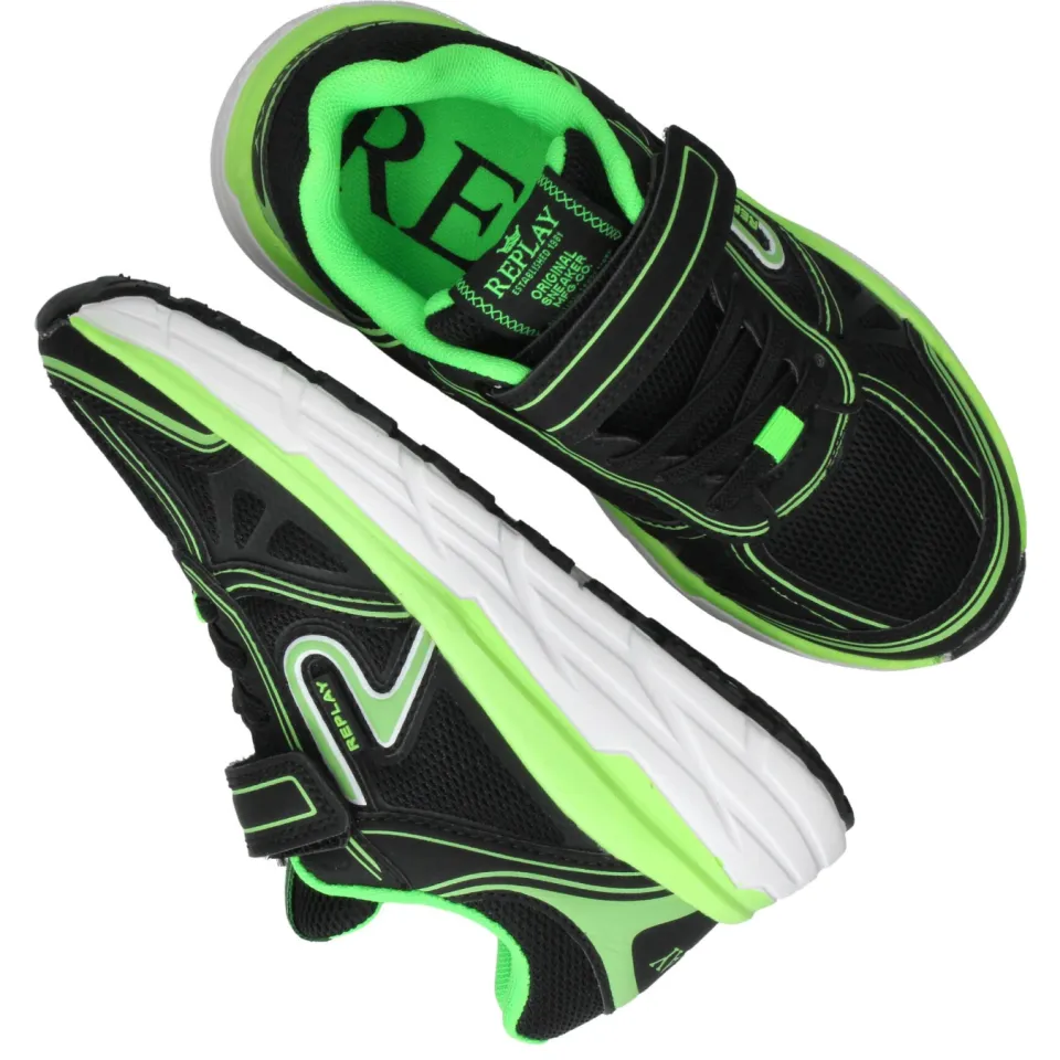 Replay Christal Jr 11 sneakers zwart, foto 7