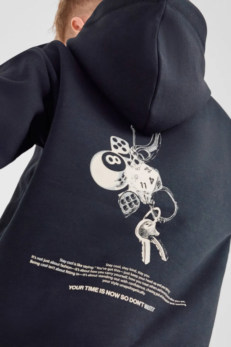 s.Oliver sweater met backprint - zwart, foto 3