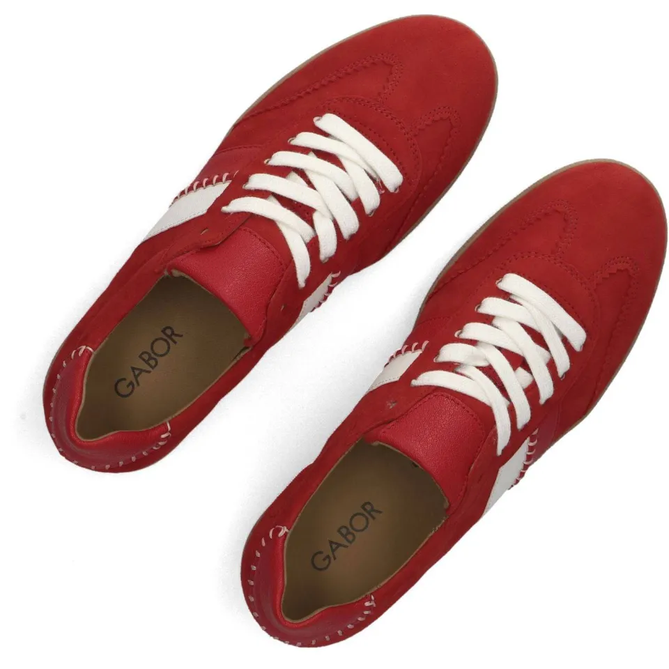 Gabor Sneakers 301 Rood, foto 4
