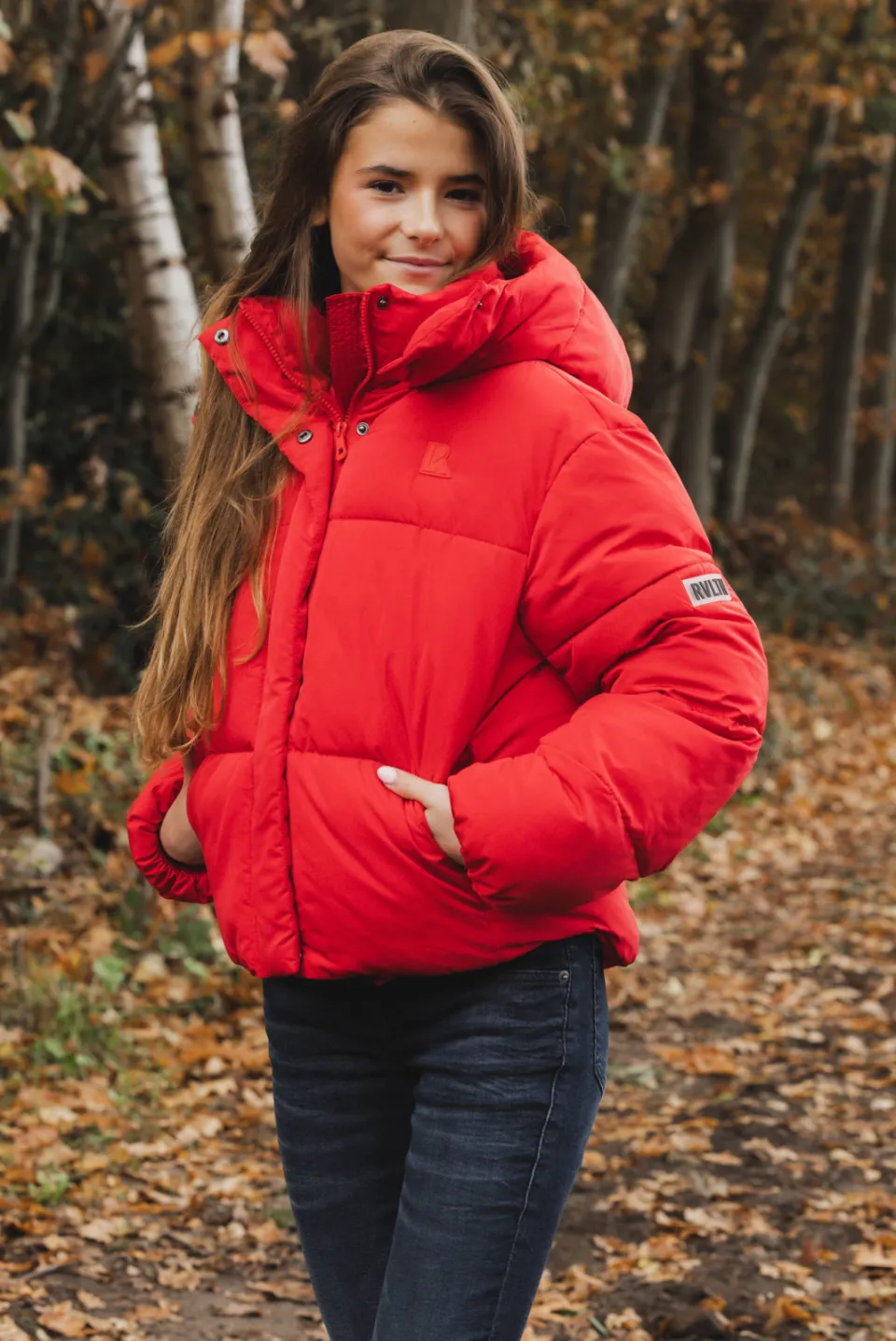 LOOXS 10sixteen quilted winterjas rood, foto 6
