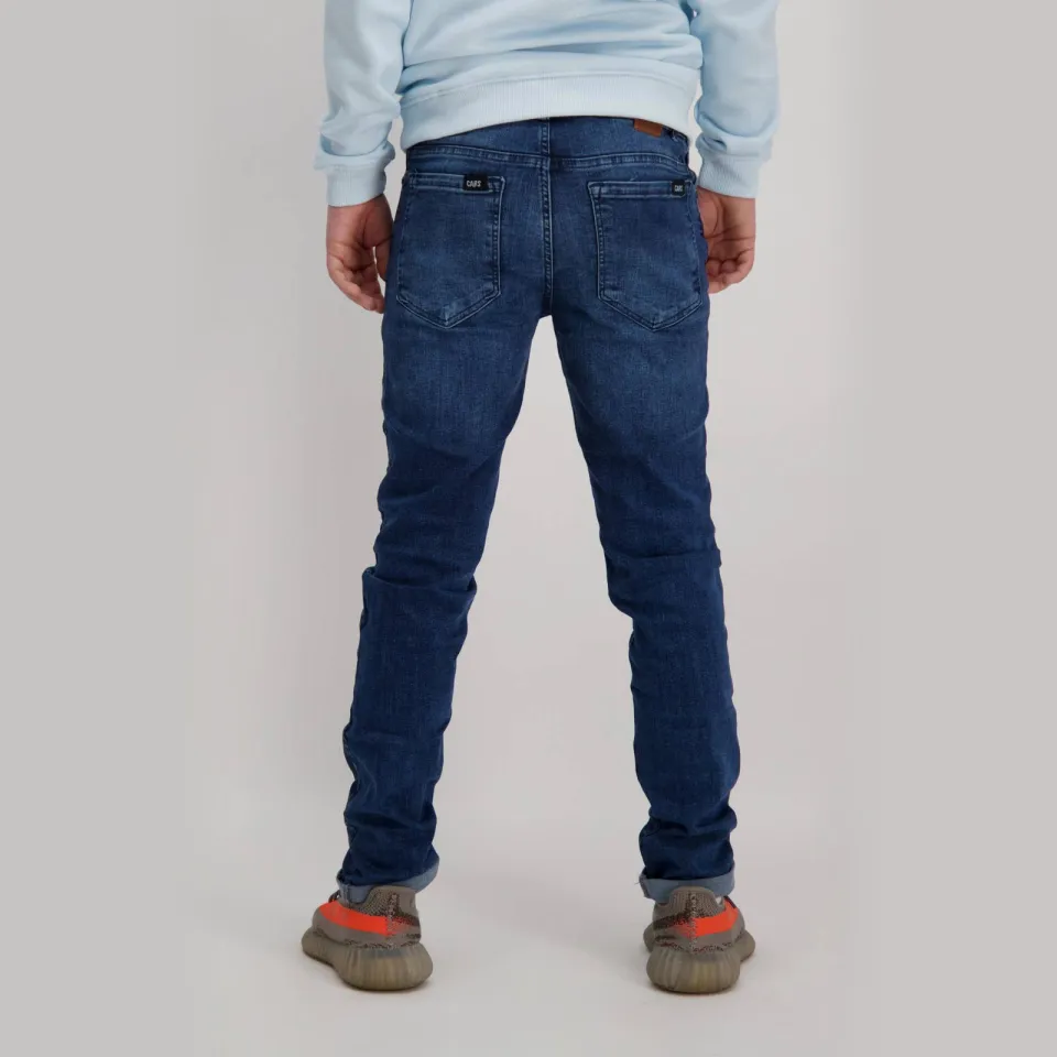 Cars ROCKY regular fit jeans met slijtage - donkerblauw, foto 7