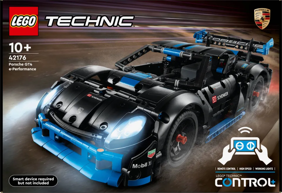 Lego Technic Porsche GT4 e-Performance racewagen, Op Afstand Bestuurbaar Auto Speelgoed 42176, foto 7
