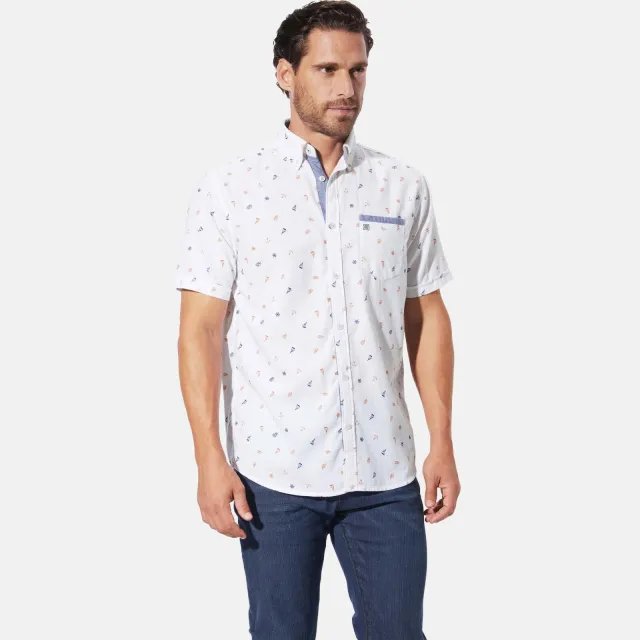 Babista overhemd Plus Size - wit