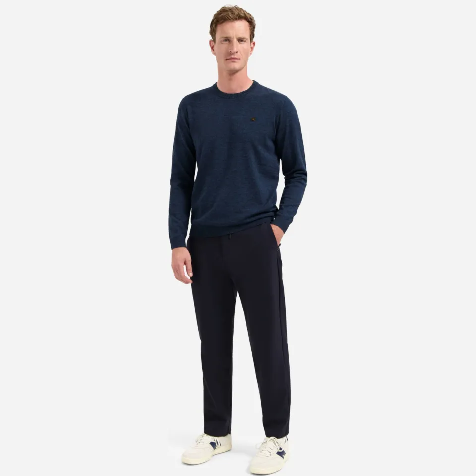 No Excess pullover fijn gebreid donkerblauw, foto 4