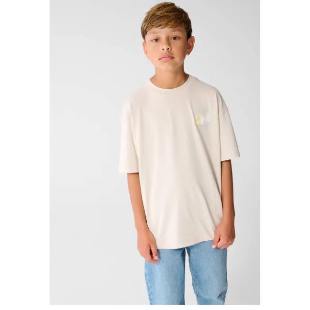 Shoeby Waves t-shirt beige