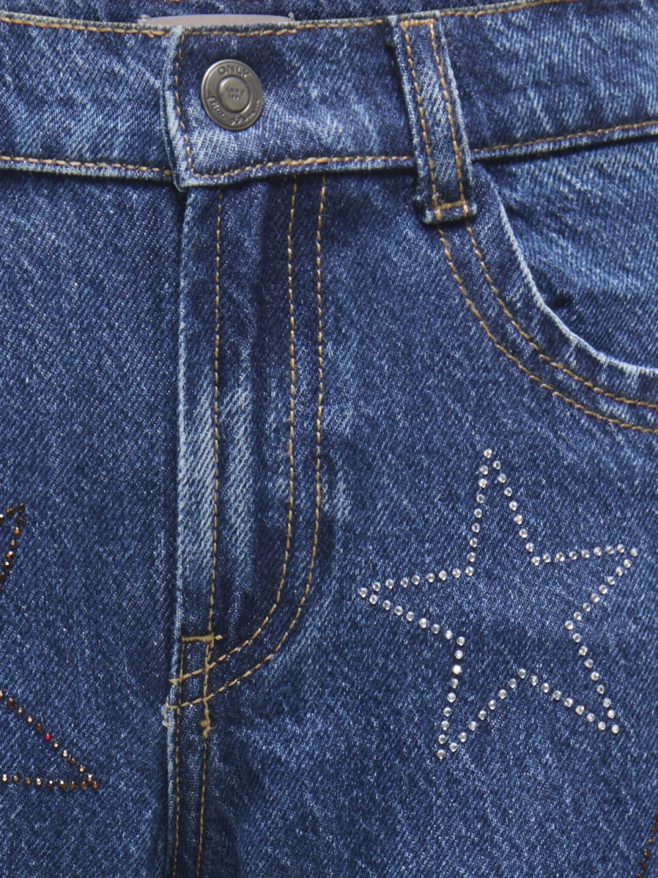 KIDS ONLY GIRL straight leg straight leg jeans medium blue denim, foto 3
